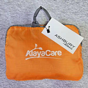 Ashbury Packable Backpack Daypack Ultralightweight Neon Orange Travel Hiking NWT